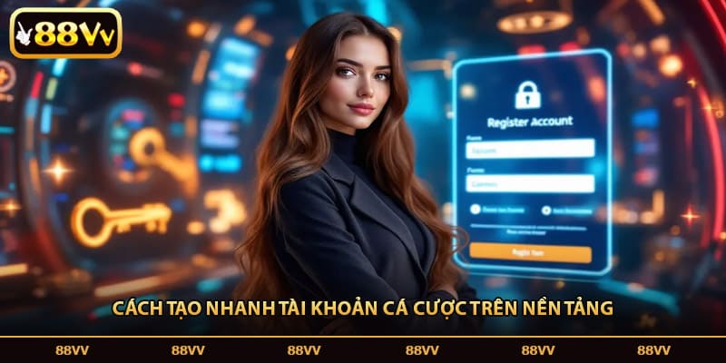Cách tạo nhanh tài khoản cá cược trên nền tảng